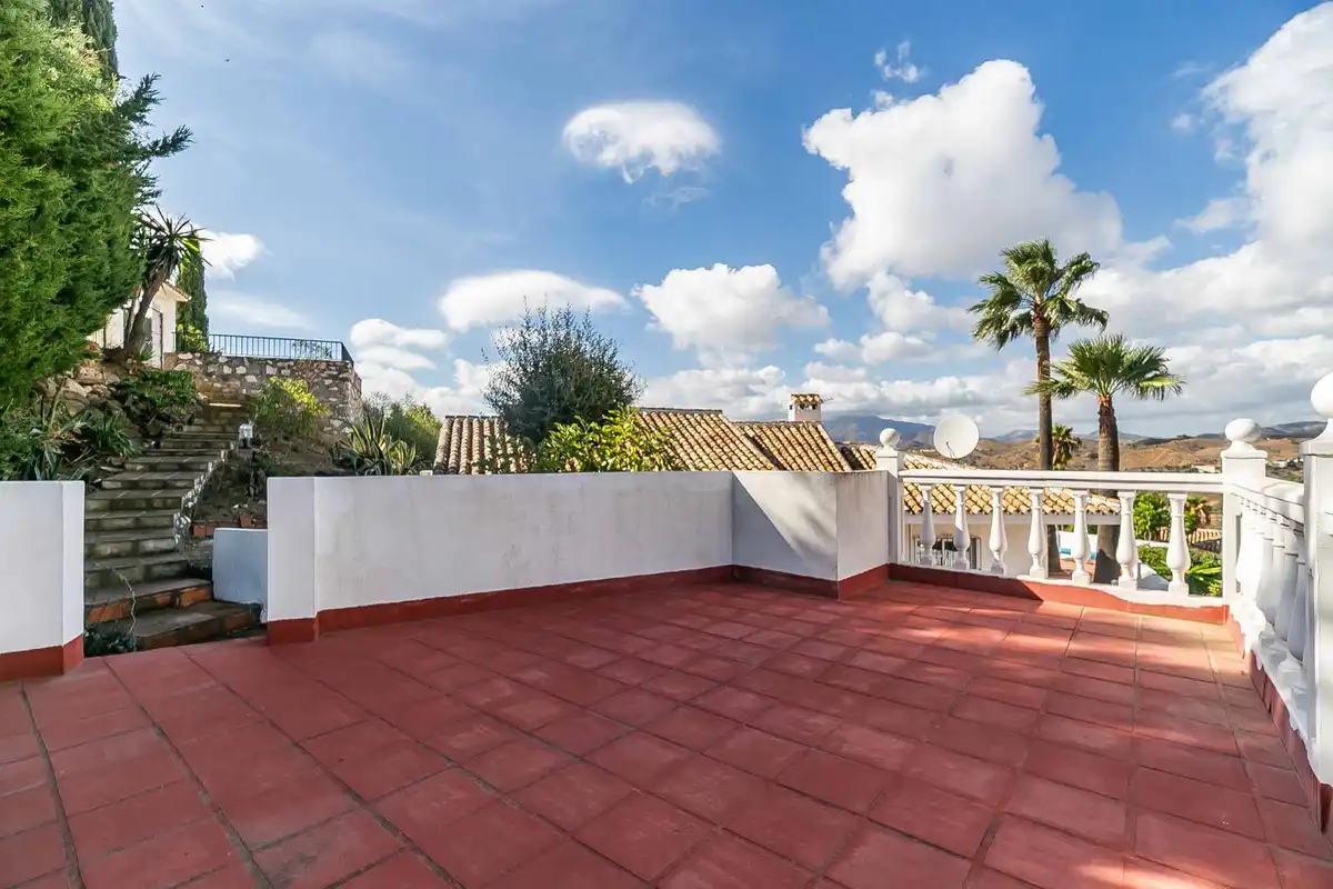 Terraza de Casa o chalet en venta en Mijas con Aire acondicionado, Calefacción y Jardín privado