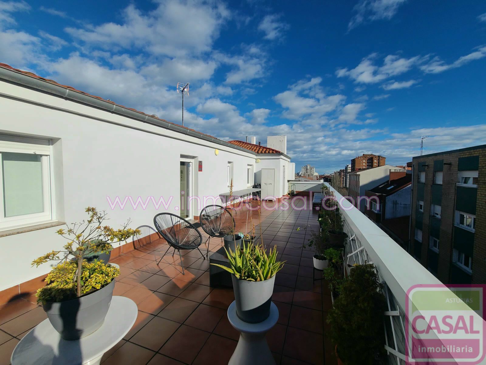 Terrace of Flat for sale in Gijón   with Heating and Terrace
