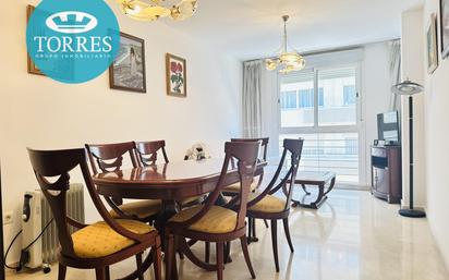 Dining room of Flat to rent in Málaga Capital  with Heating, Parquet flooring and Alarm