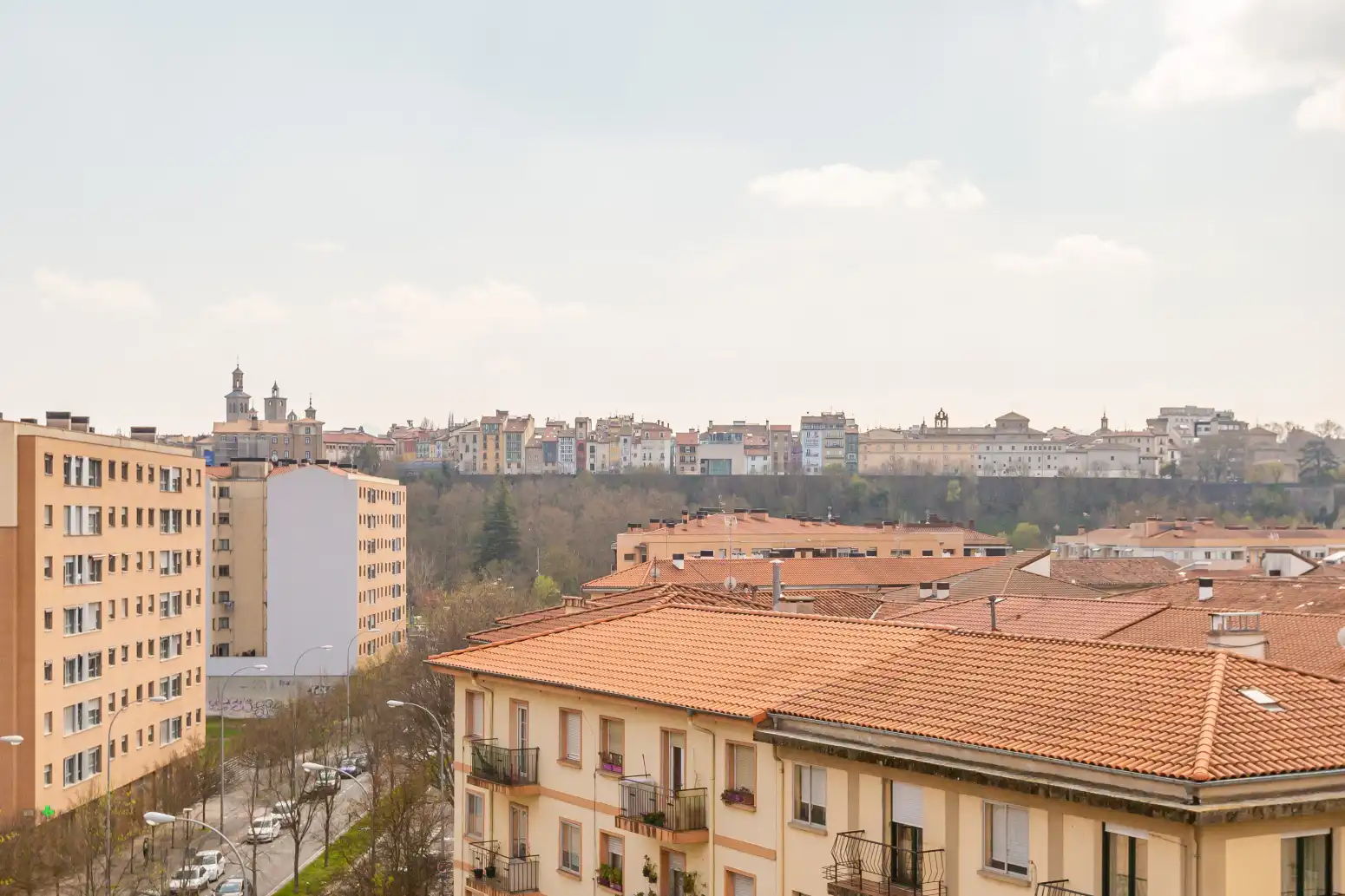 Exterior view of Flat for sale in  Pamplona / Iruña  with Heating and Parquet flooring