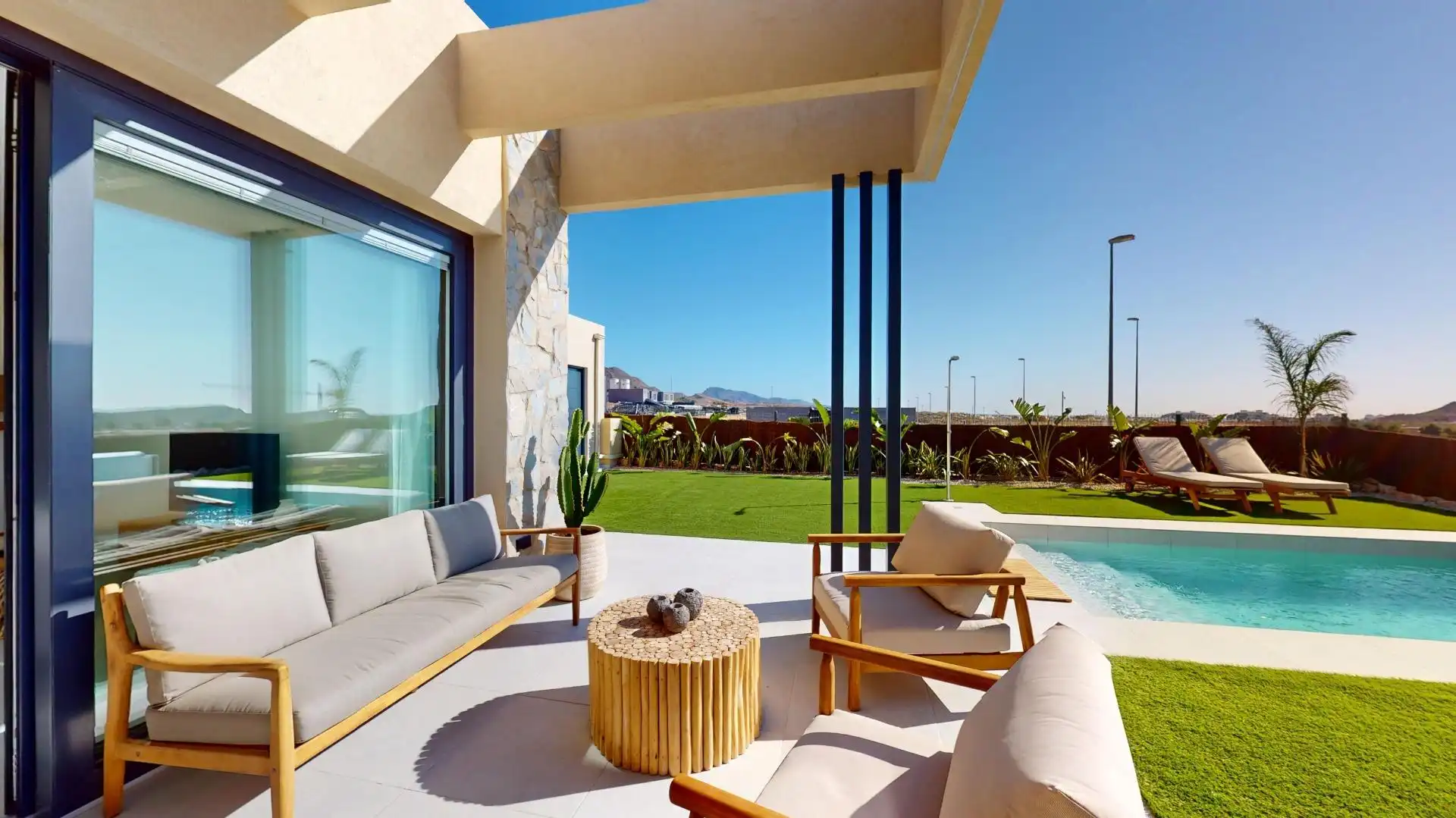 Terrassa de Casa o xalet en venda en Murcia amb Aire condicionat, Jardí privat i Terrassa