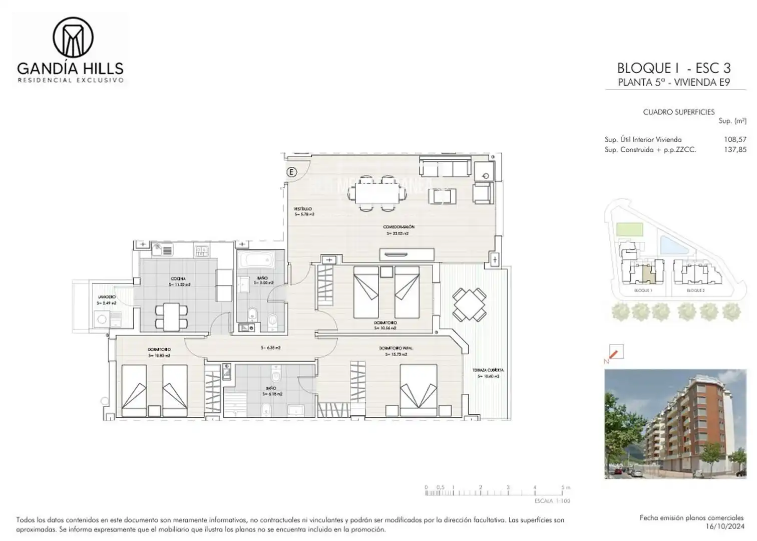 Flat with pool for sale in Germanías, imagen 14