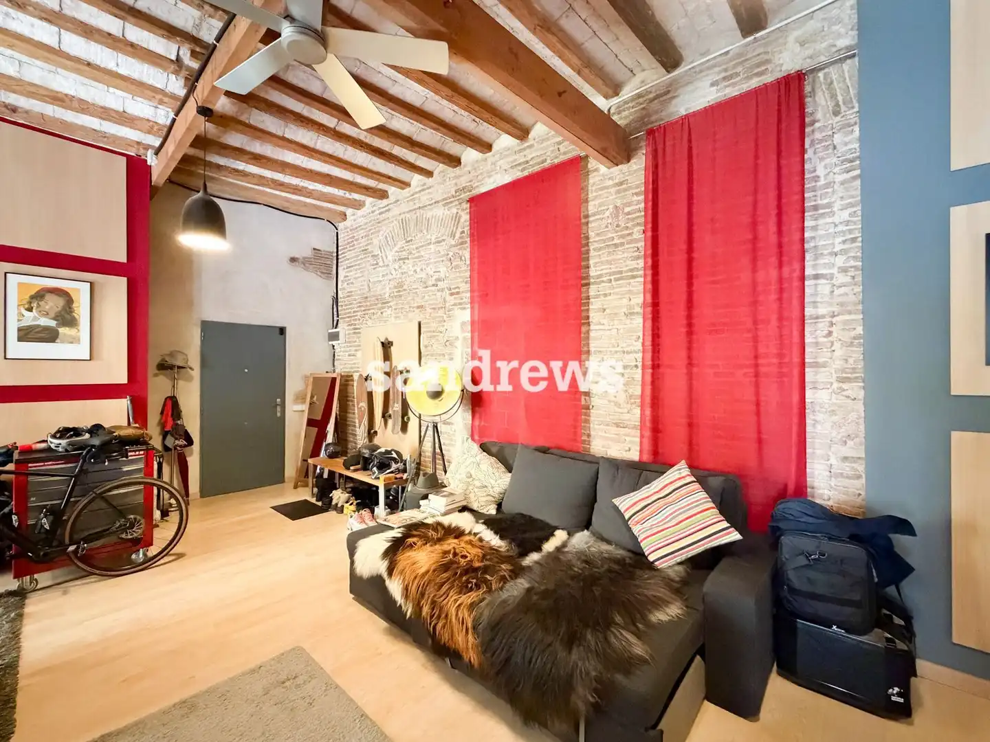 Living room of Flat for sale in Figueres  with Heating