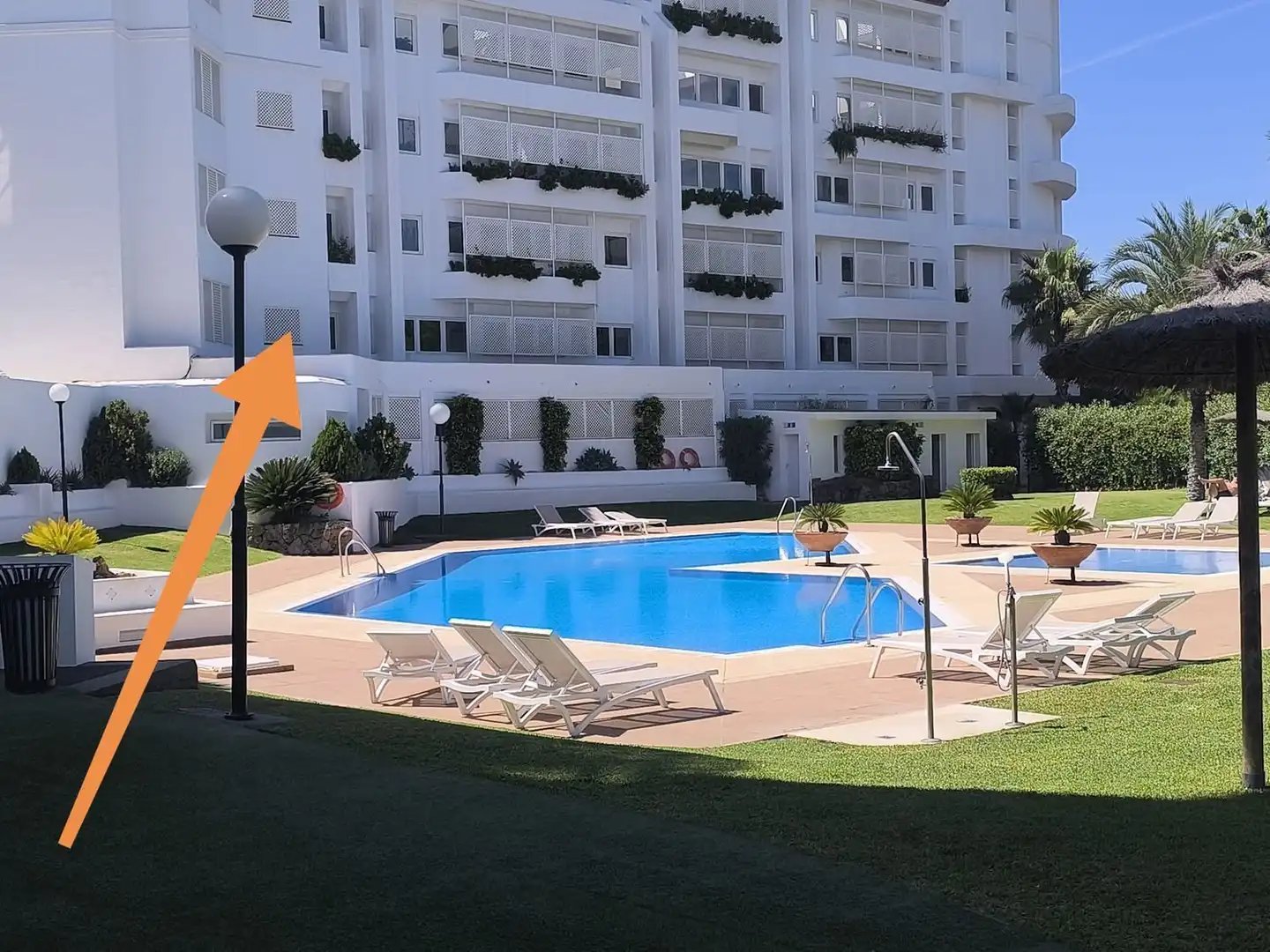 Swimming pool of Flat for rent in Marbella  with Private garden, Terrace and Storage room