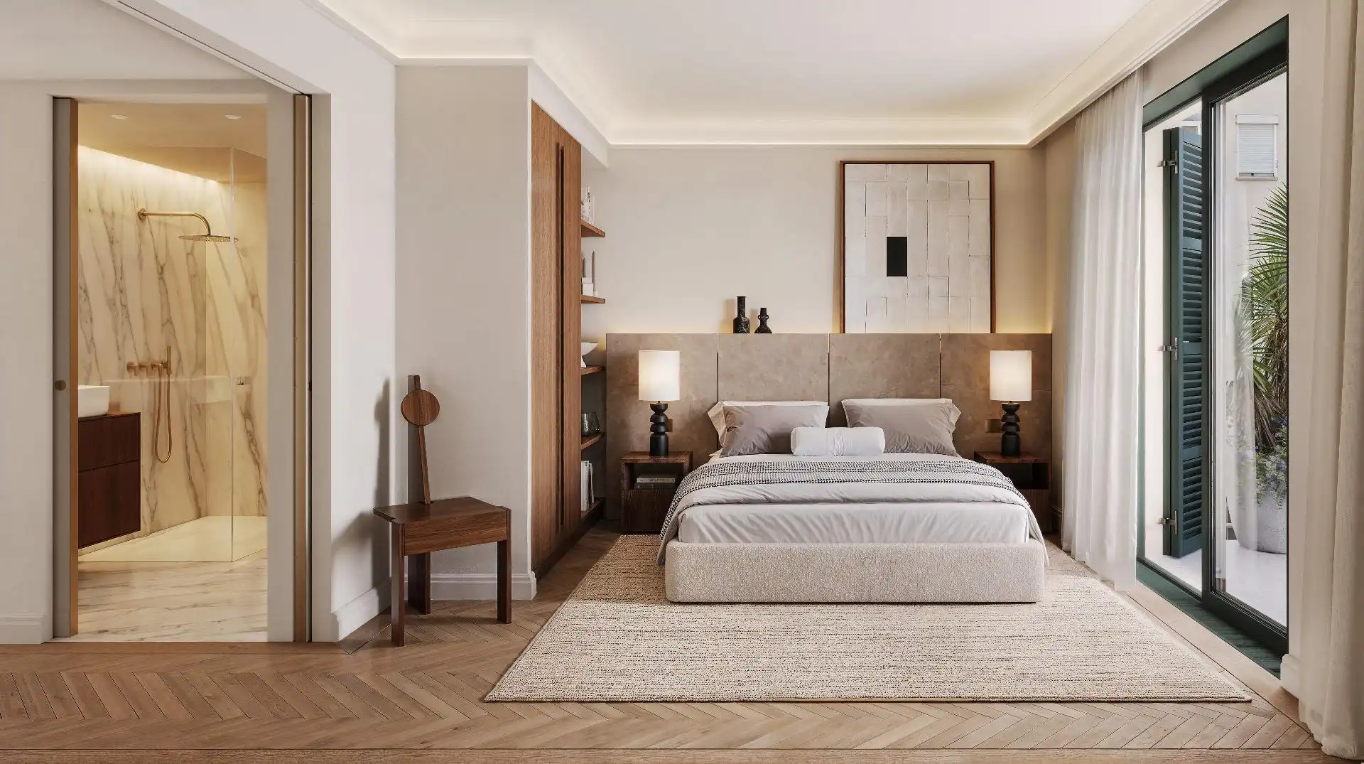 Schlafzimmer von Dachboden zum Verkauf in  Palma de Mallorca