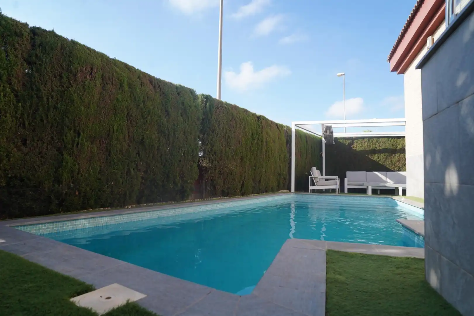Piscina de Casa adosada en venta en Cartagena con Aire acondicionado, Jardín privado y Terraza