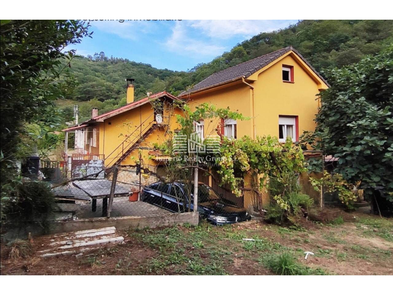 Vista exterior de Casa o chalet en venta en Langreo con Calefacción, Jardín privado y Terraza