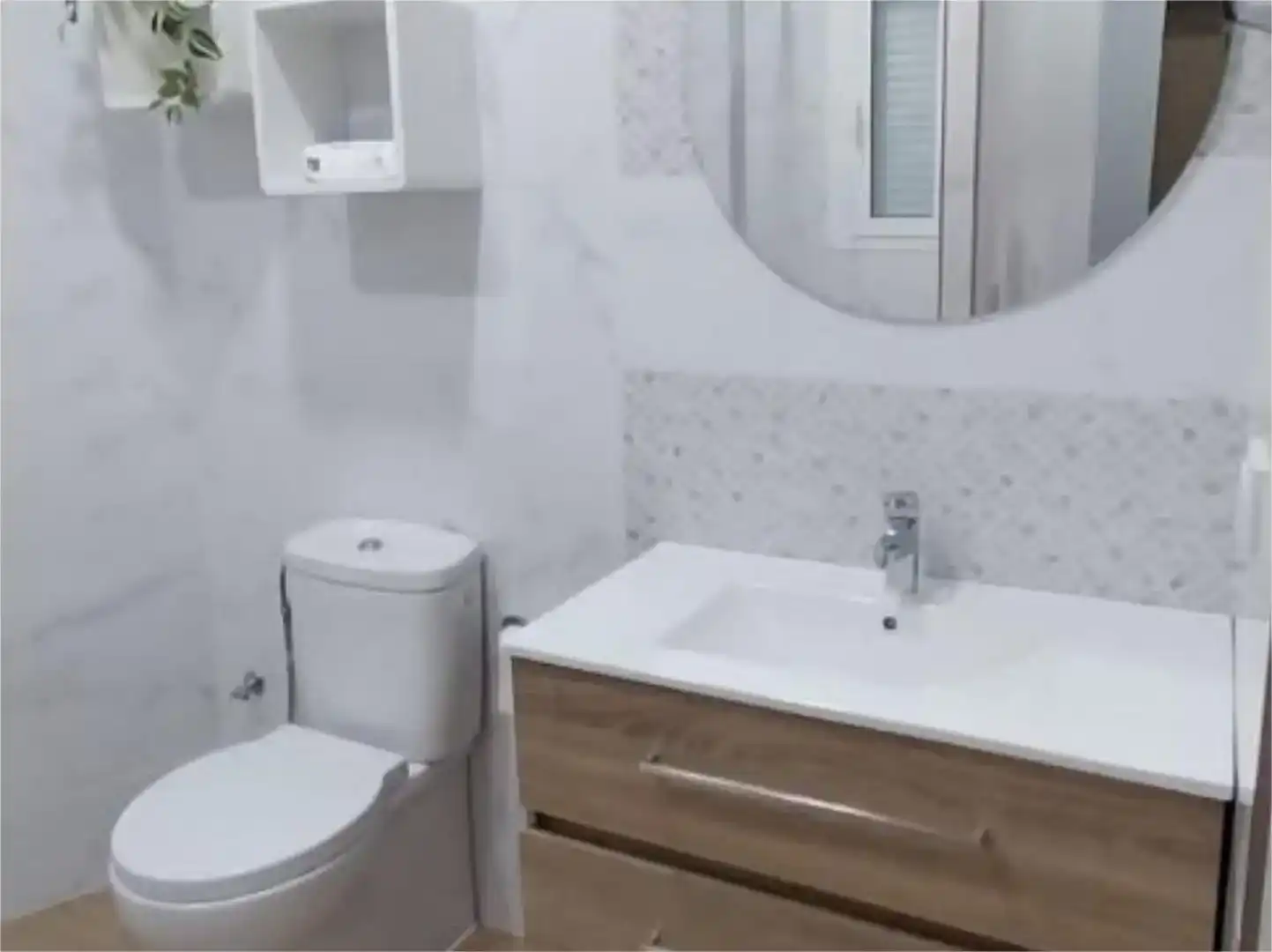 Bathroom of Flat for rent in La Rinconada  with Air Conditioner and Furnished