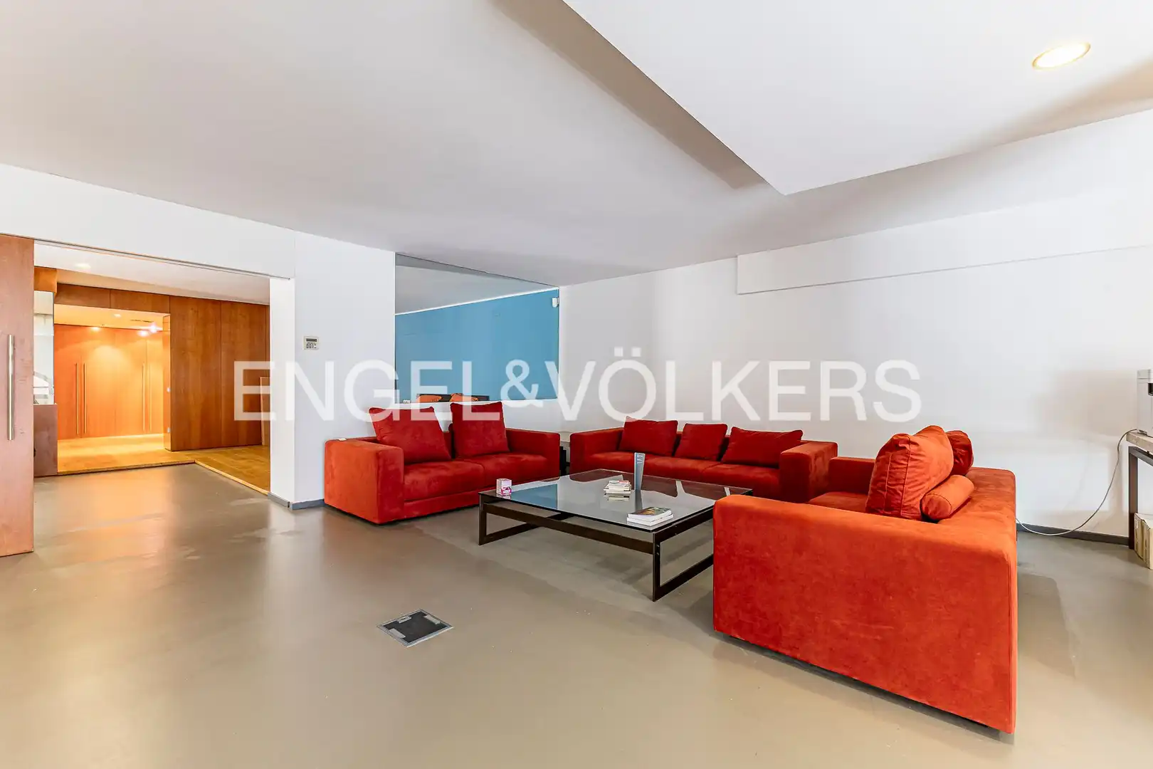 Wohnzimmer von Wohnung zum Verkauf in Barcelona mit Klimaanlage, Heizung und Parkett