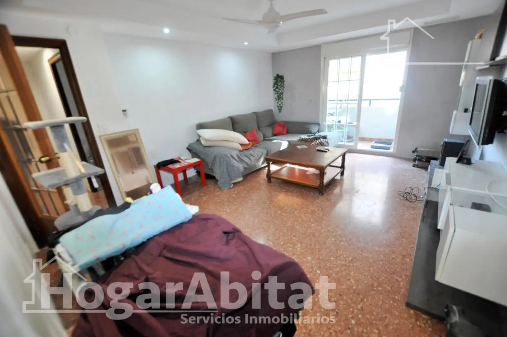 Sala de estar de Piso en venta en Manises con Amueblado y Balcón