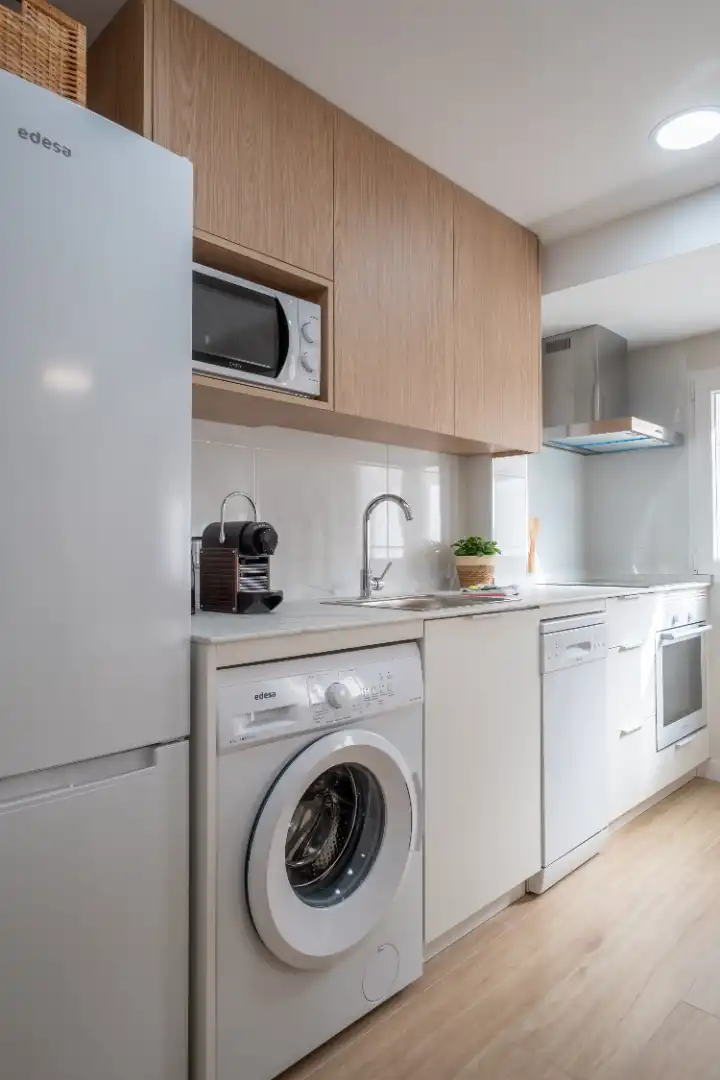 Cocina de Apartamento de alquiler en Zaragoza con Amueblado y Balcón