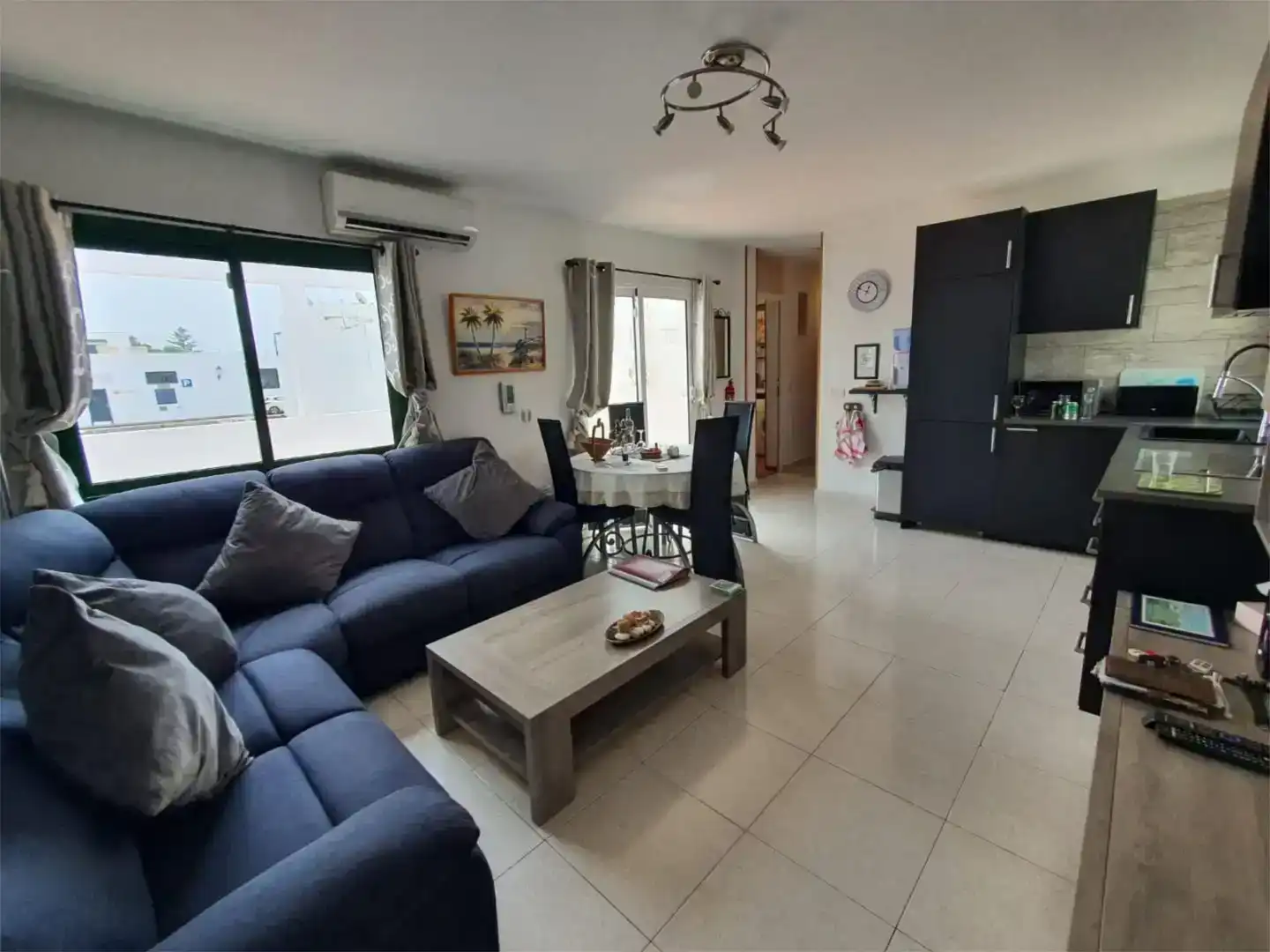 Sala de estar de Piso en venta en Yaiza con Amueblado y Balcón
