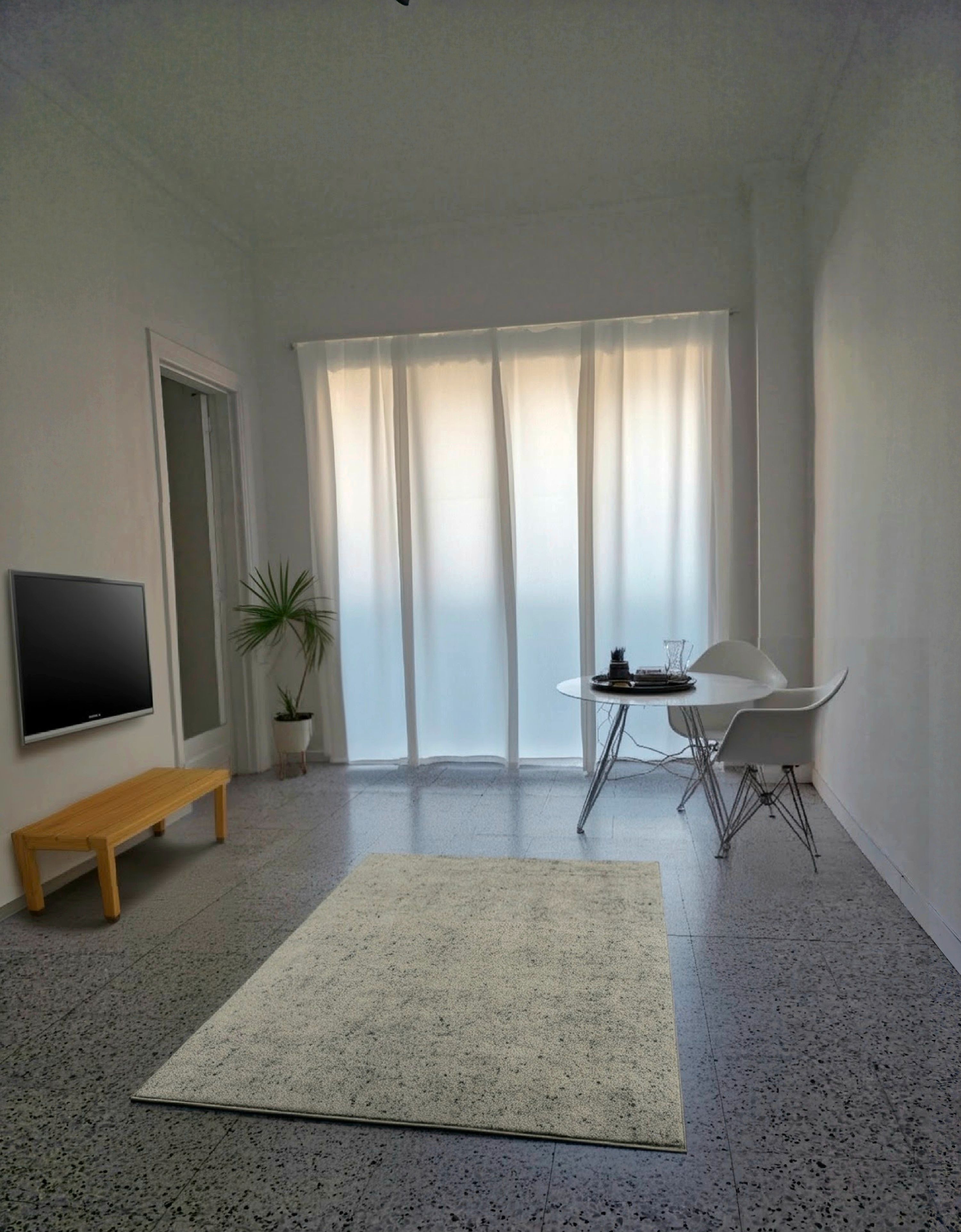 Living room of Flat for sale in  Barcelona Capital  with Balcony
