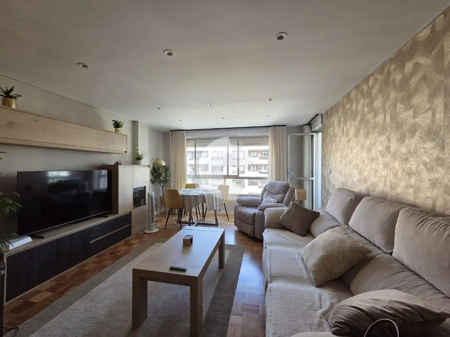 Living room of Flat for rent in Vigo   with Heating and Furnished