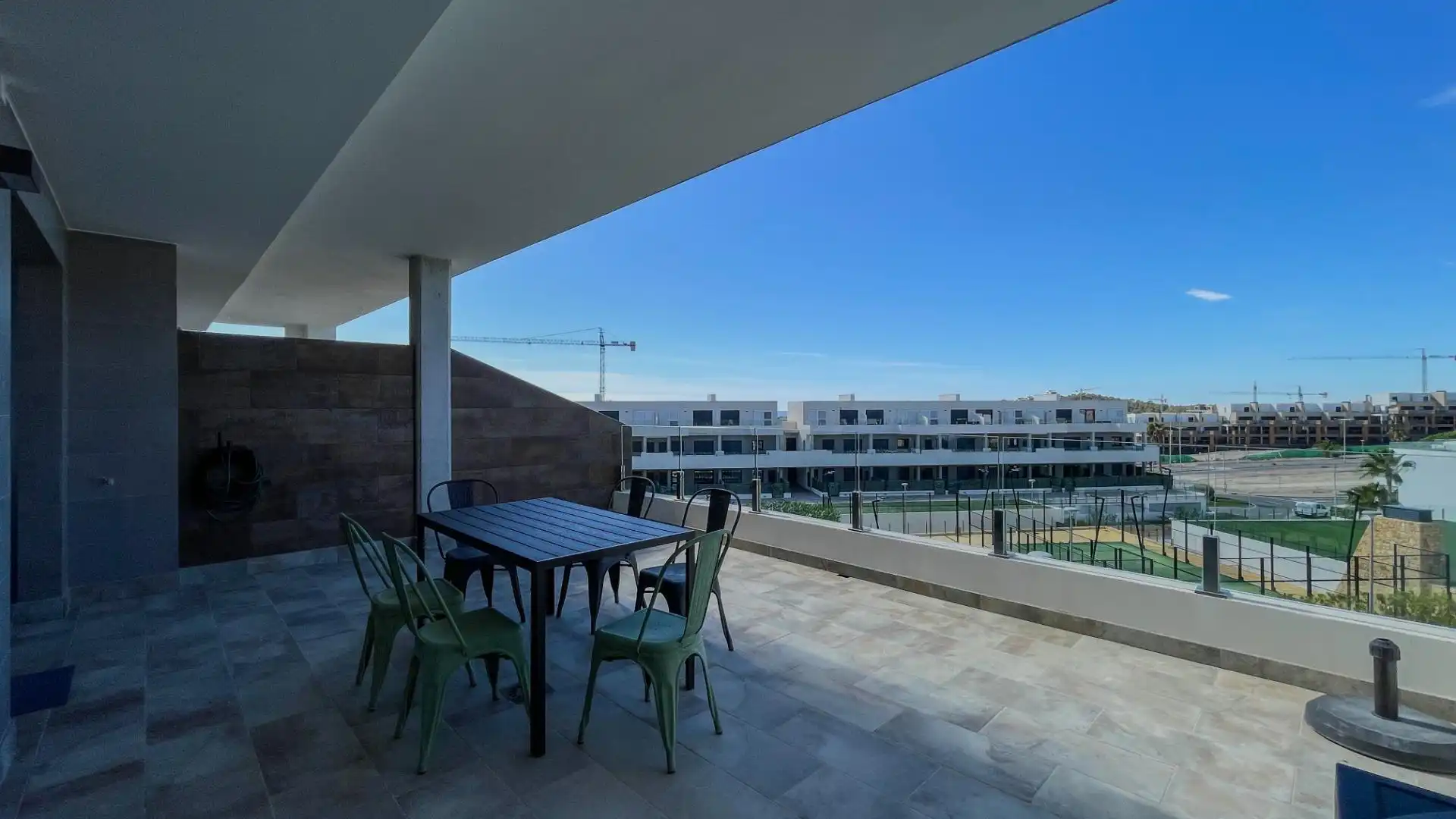 Terrasse von Dachboden zum Verkauf in Finestrat mit Klimaanlage, Terrasse und Möbliert