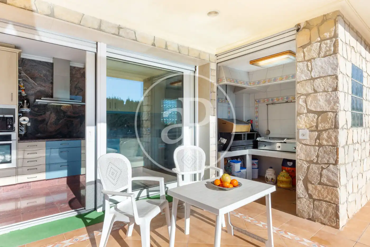 Terraza de Casa o chalet en venta en Serra con Aire acondicionado, Calefacción y Jardín privado