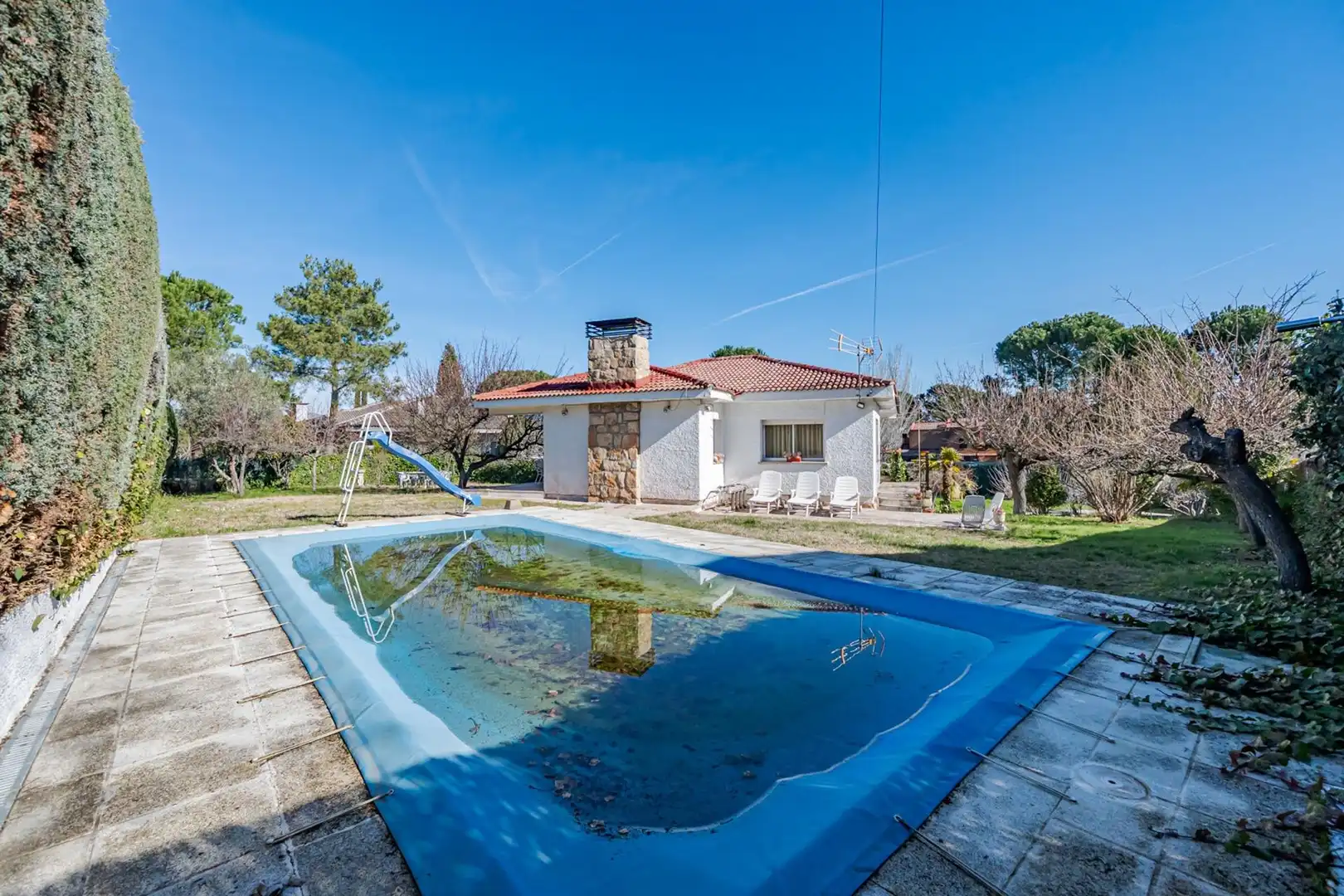 Piscina de Casa o chalet en venta en Tres Cantos con Calefacción, Jardín privado y Terraza