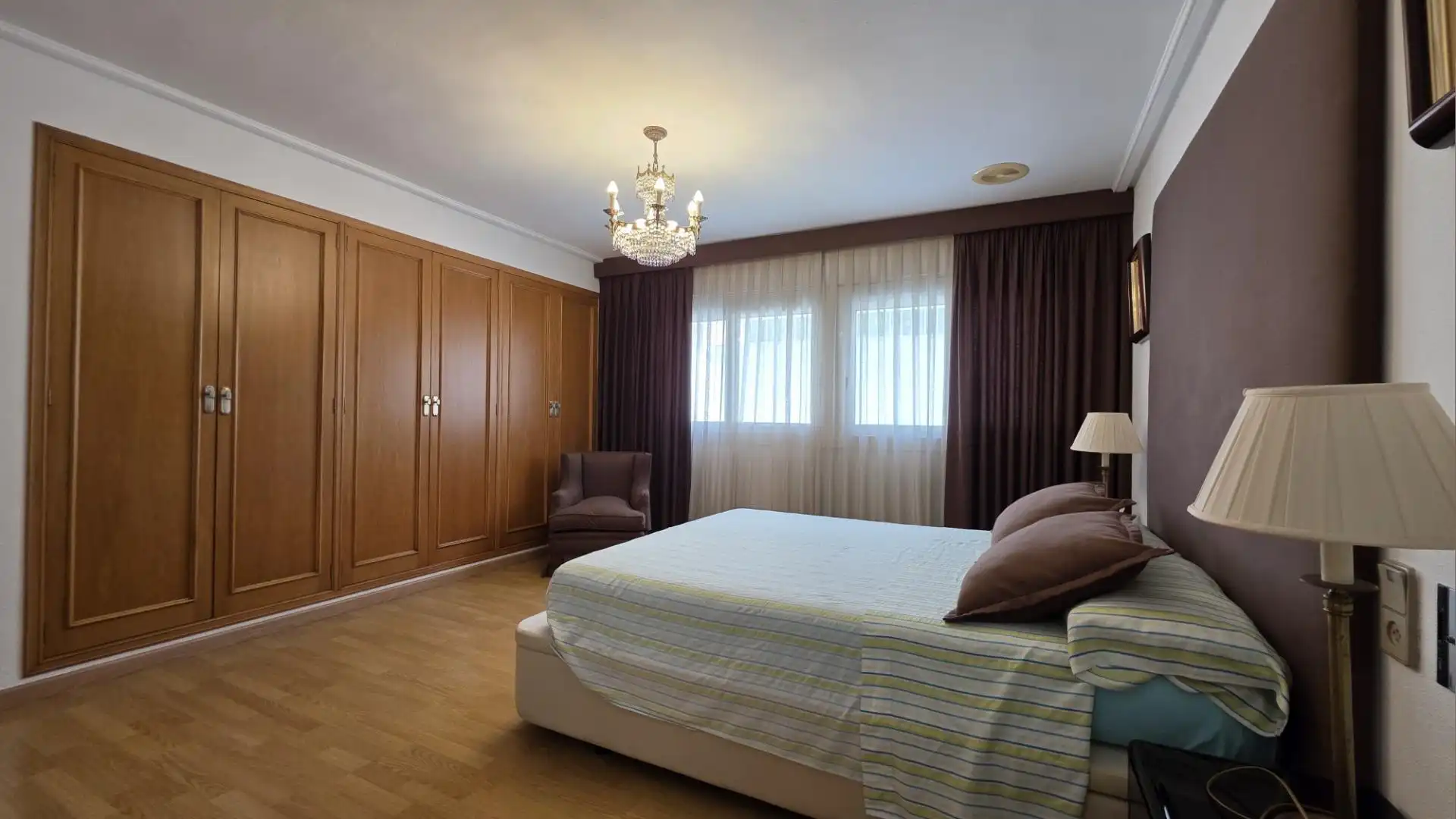 Bedroom of Houses for sale in Elche / Elx  with Air Conditioner, Private garden and Parquet flooring