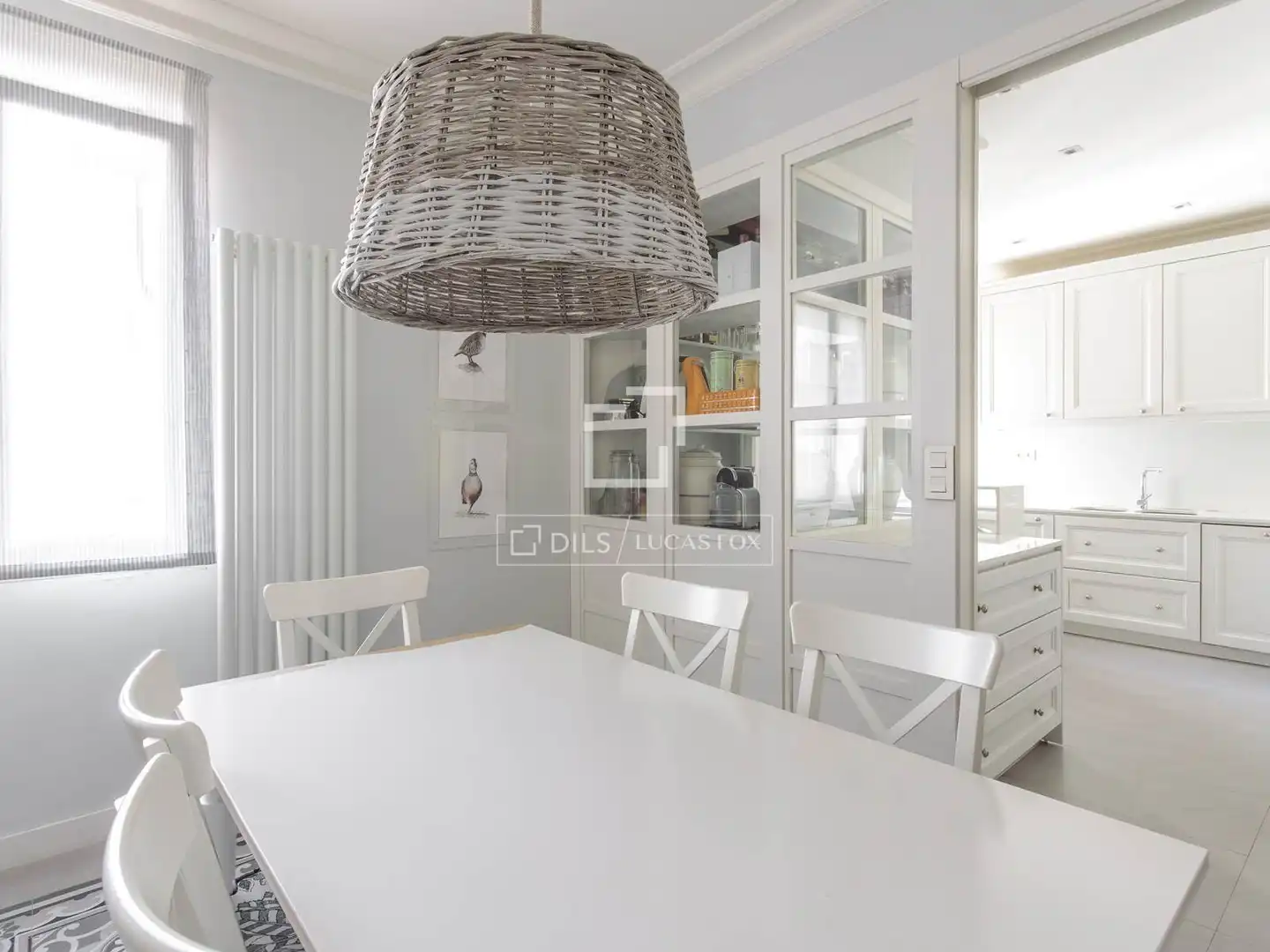 Dining room of Attic for rent in Madrid  with Air Conditioner, Heating and Parquet flooring