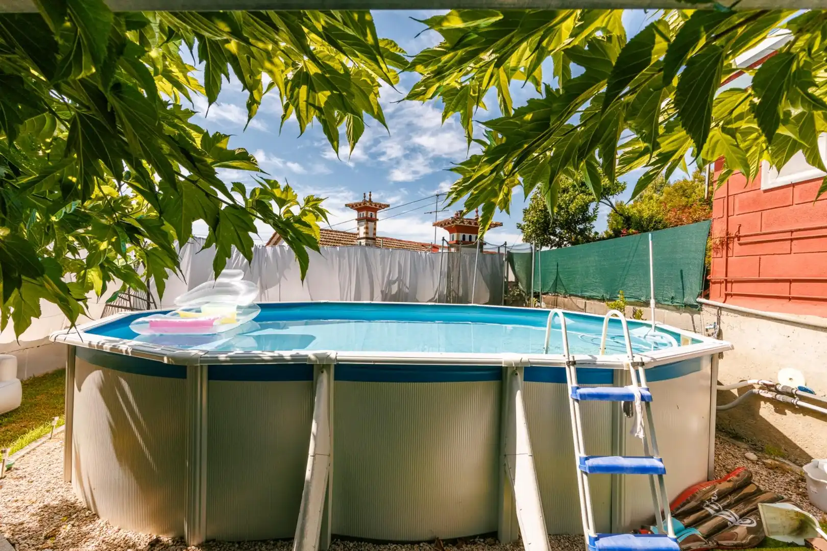 Swimming pool of Houses for sale in Vigo   with Heating, Private garden and Terrace