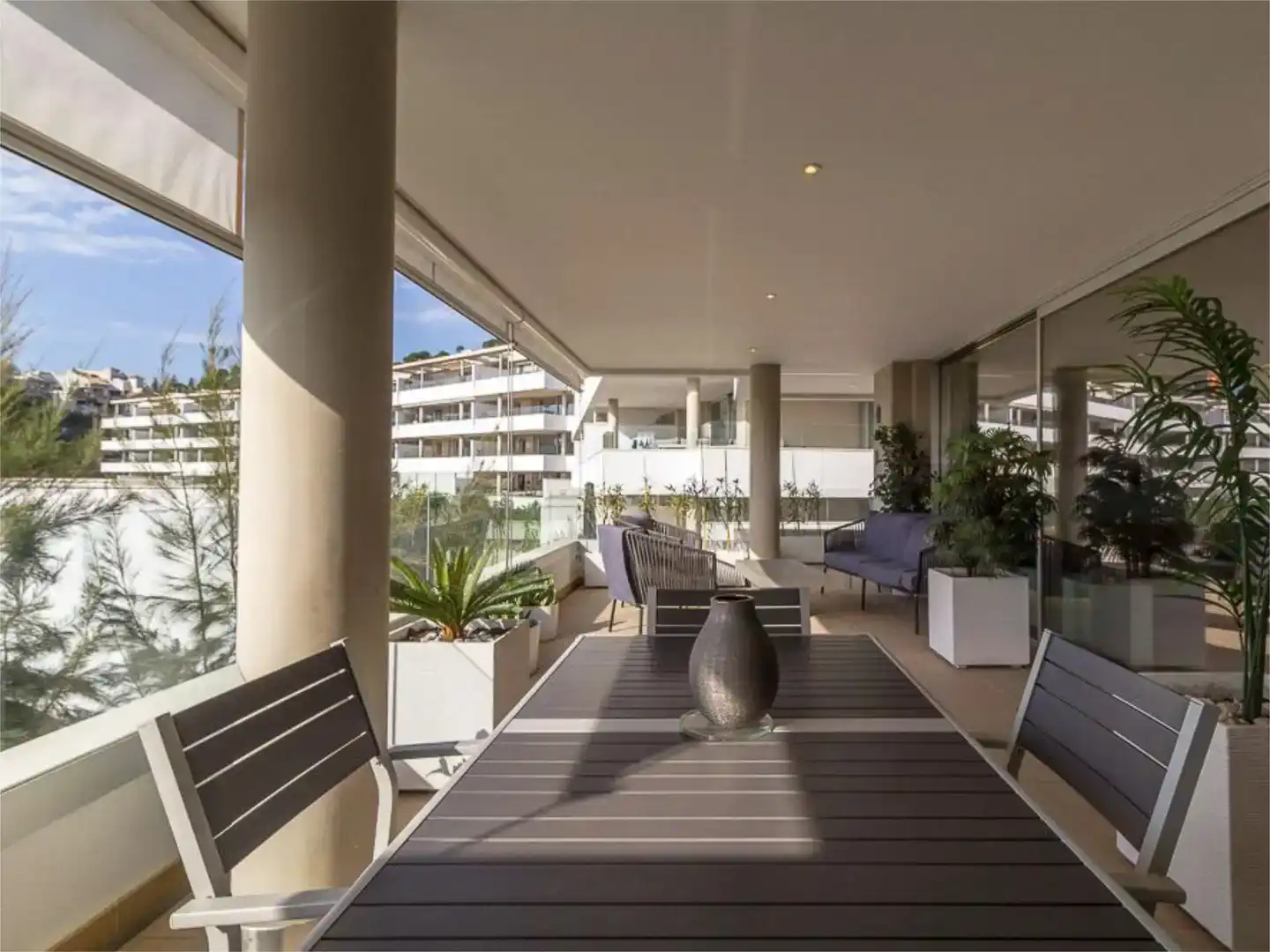 Terrace of Flat for sale in Benahavís  with Air Conditioner, Private garden and Parquet flooring