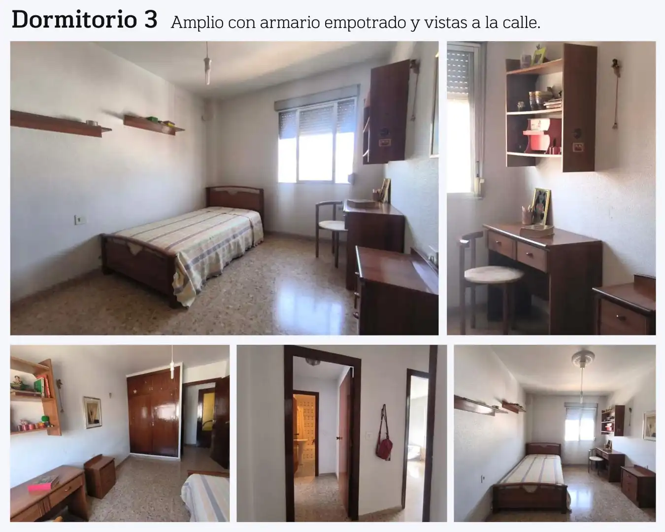 Schlafzimmer von Wohnung zum Verkauf in Mengíbar mit Klimaanlage, Terrasse und Möbliert
