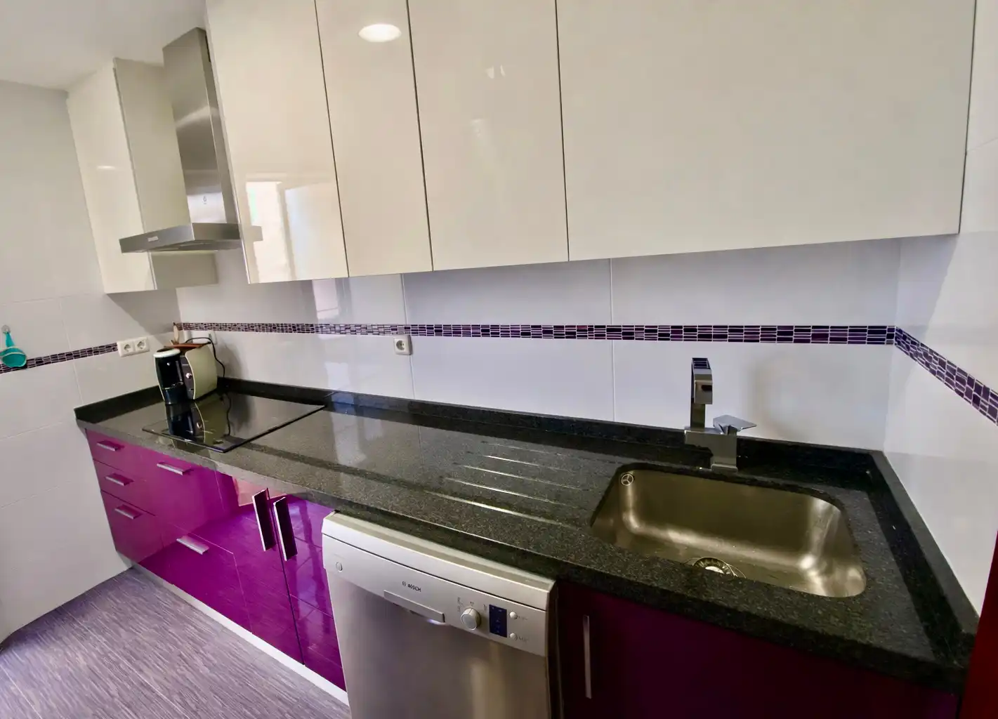 Cocina de Piso en venta en Marbella con Aire acondicionado, Amueblado y Horno