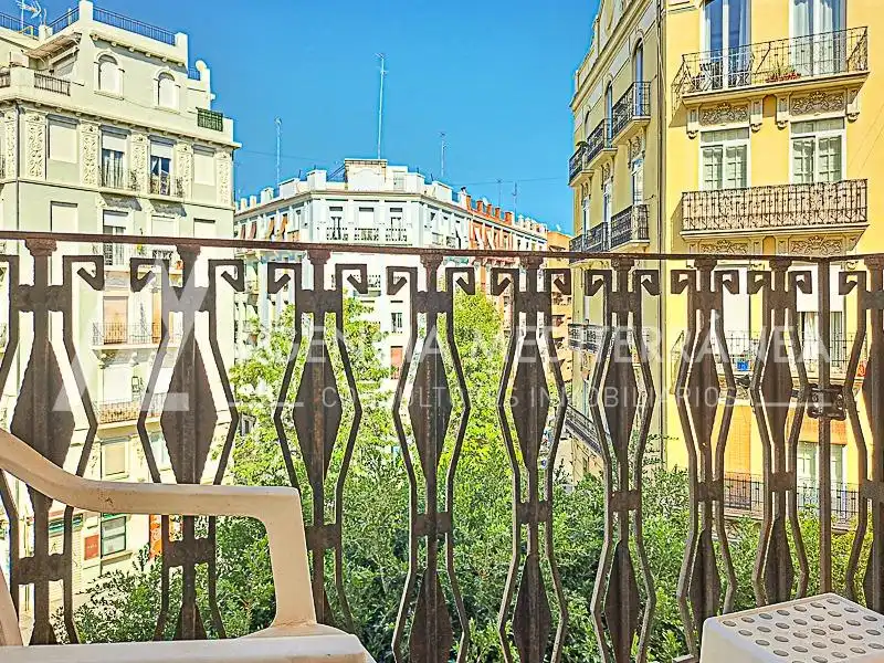 Terraza de Piso de alquiler en Valencia con Aire acondicionado, Calefacción y Trastero