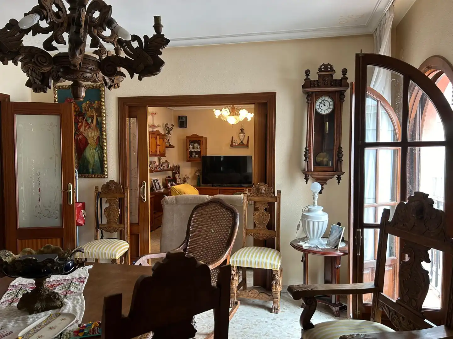 Esszimmer von Wohnung zum Verkauf in Almendralejo mit Klimaanlage, Terrasse und Möbliert
