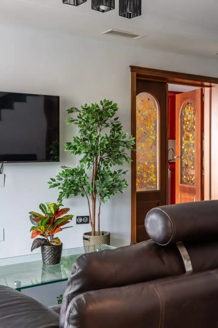 Habitación de Casa adosada de alquiler en Benalmádena con Aire acondicionado, Terraza y Trastero