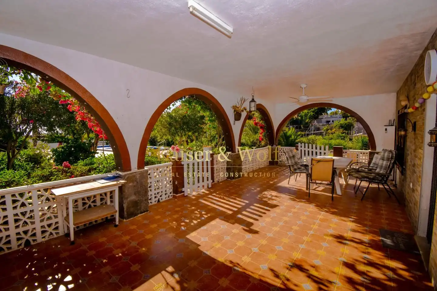 Terrassa de Finca rústica en venda en Albatera amb Aire condicionat, Jardí privat i Piscina