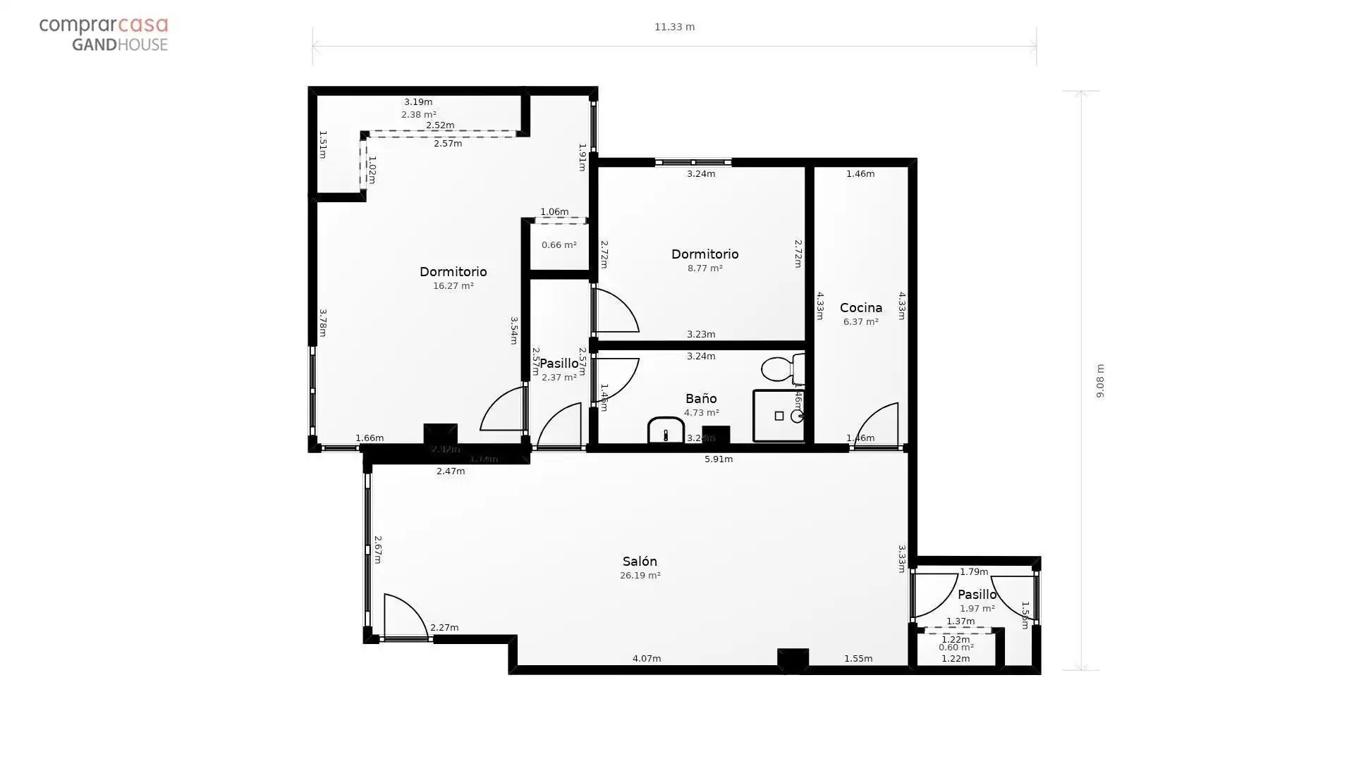Penthouse mit Terrasse zum Verkauf in Sants - Montjuïc, imagen 55