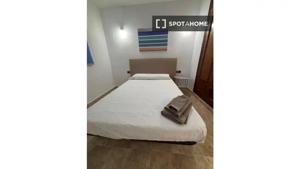 Bedroom of Flat for rent in Moncada  with Air Conditioner, Heating and Furnished