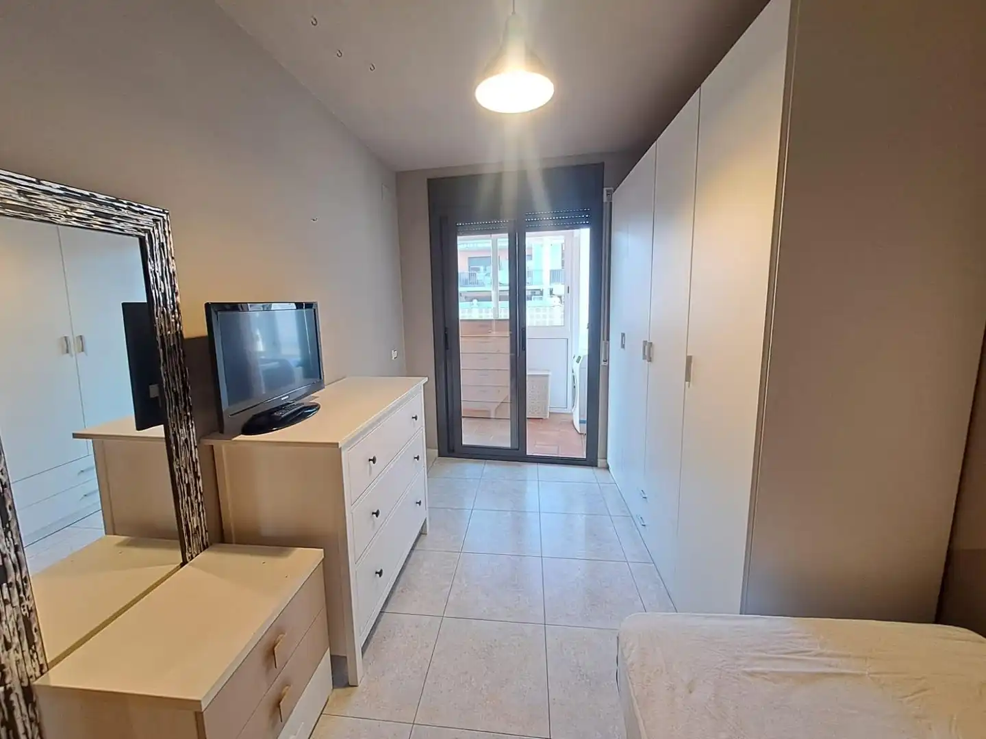 Schlafzimmer von Wohnung zur Miete in Igualada mit Möbliert