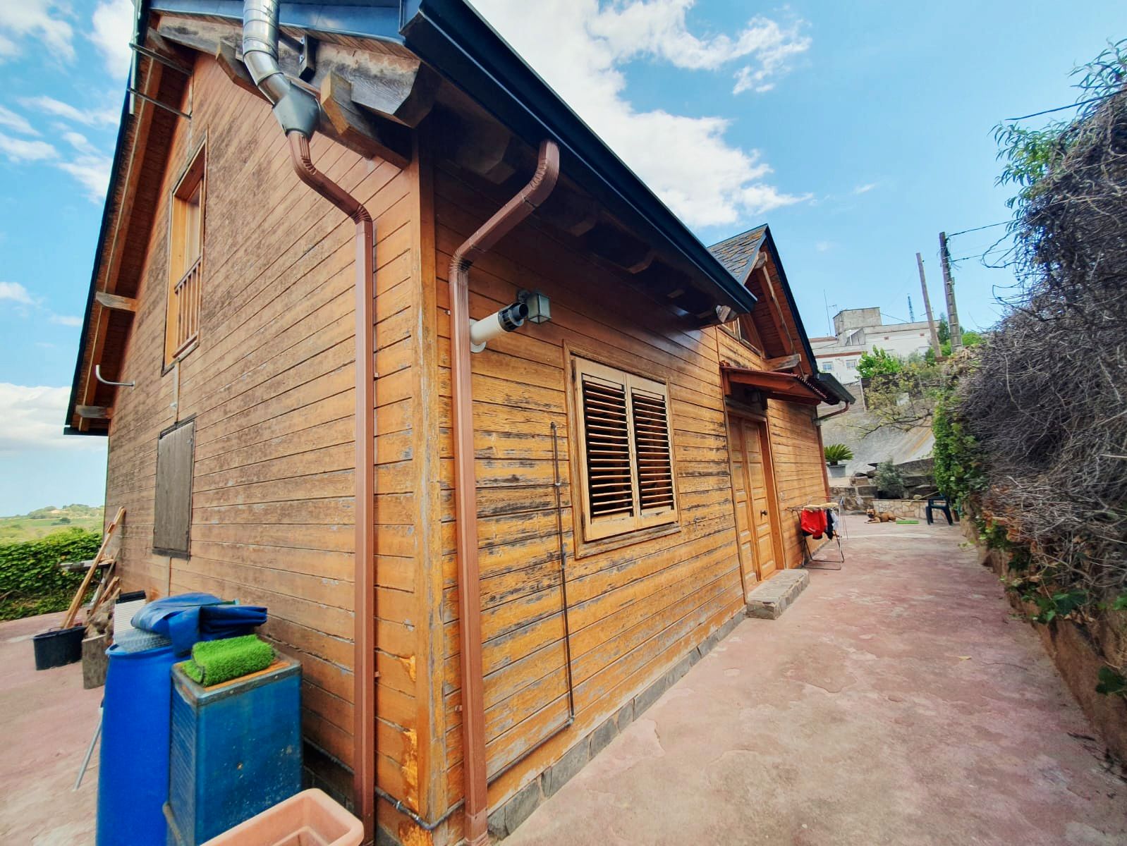 Vista exterior de Casa o xalet en venda en Piera amb Calefacció, Jardí privat i Terrassa