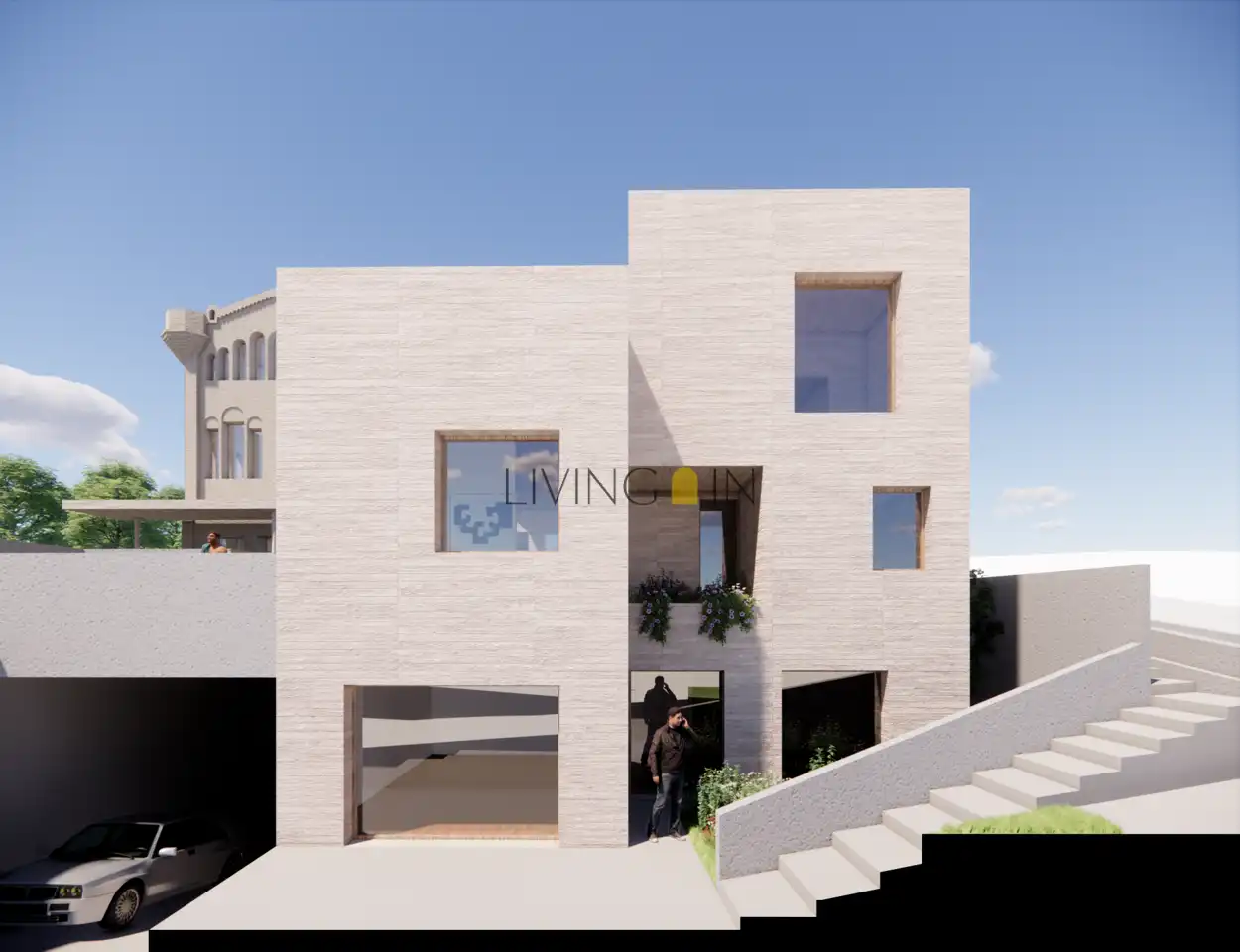 Vista exterior de Casa o chalet en venta en Esplugues de Llobregat con Aire acondicionado, Jardín privado y Terraza