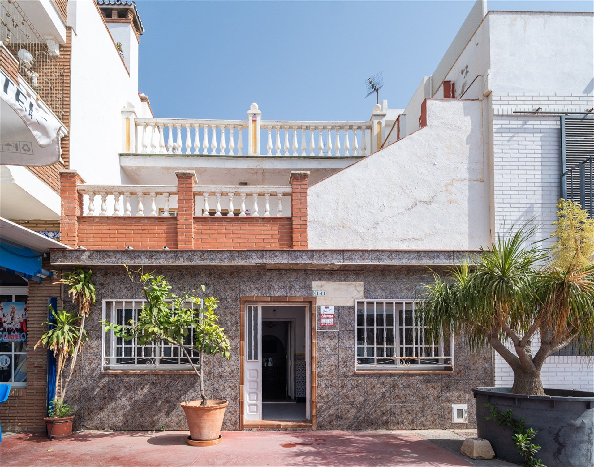 Exterior view of Single-family semi-detached for sale in Málaga Capital  with Terrace
