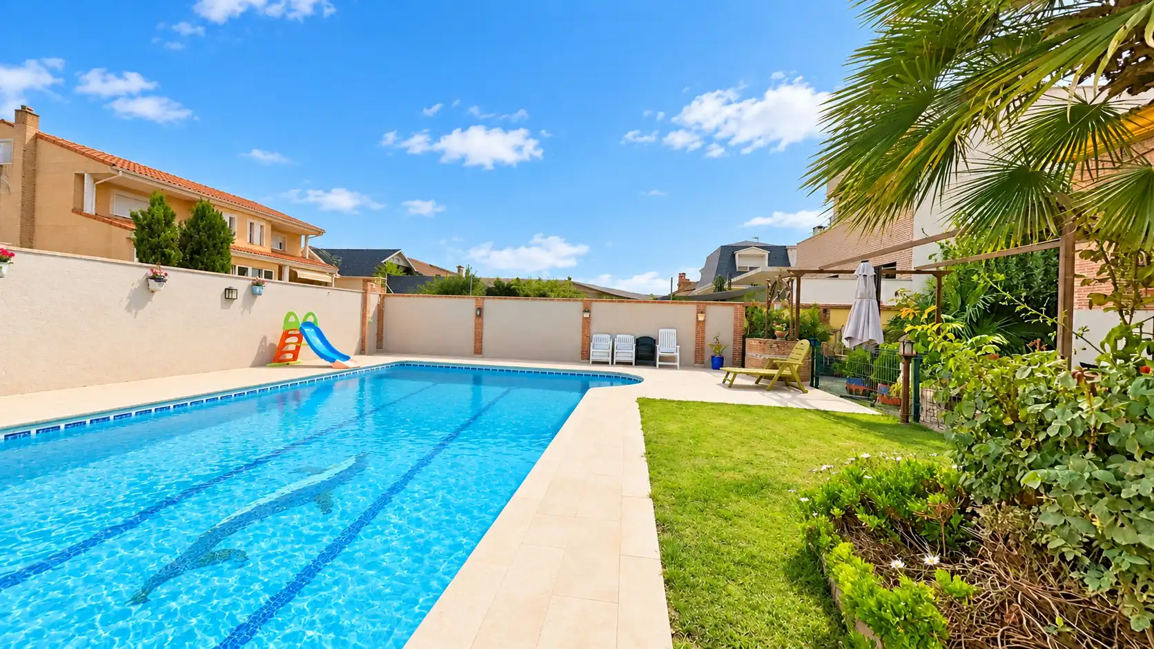 Piscina de Casa o chalet en venta en Pepino con Aire acondicionado, Calefacción y Jardín privado