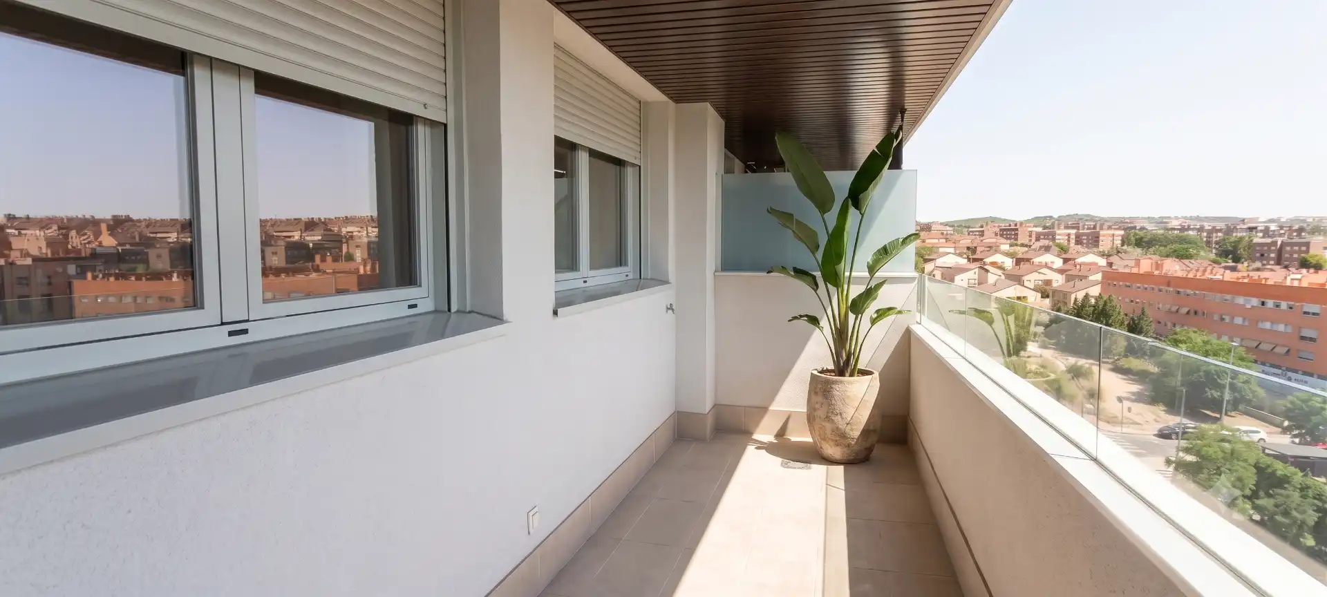 Terraza de Piso de alquiler en Rivas-Vaciamadrid con Calefacción, Jardín privado y Trastero