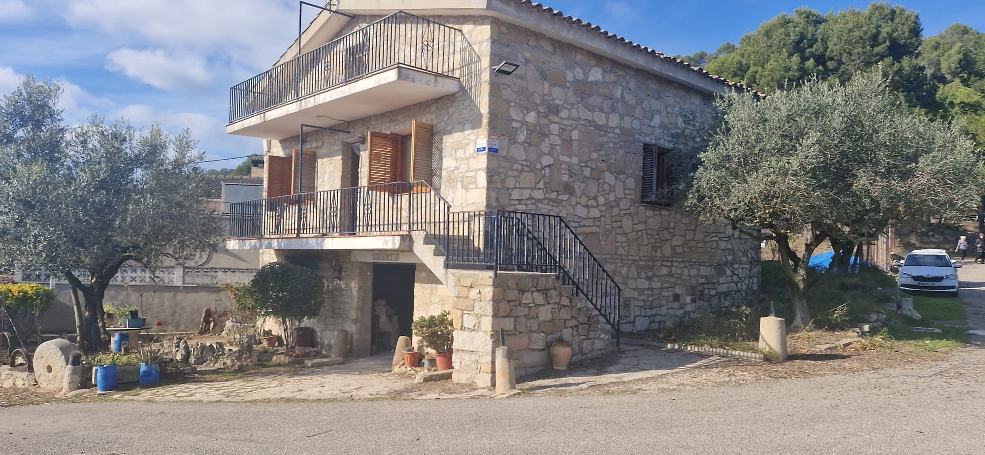 Außenansicht von Country house zum verkauf in Santa Margarida de Montbui mit Heizung, Privatgarten und Alarm