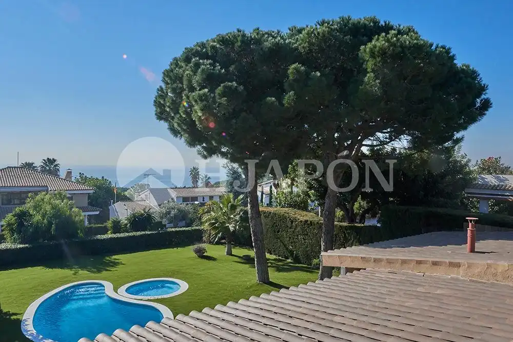 Jardín de Casa o chalet en venta en Alella con Aire acondicionado, Calefacción y Jardín privado