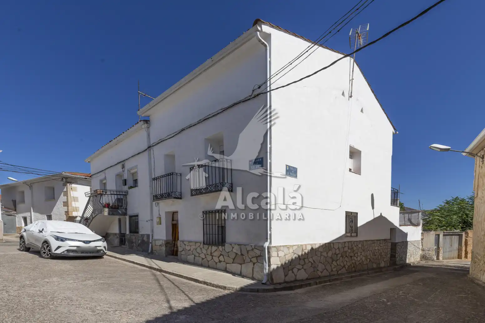 Vista exterior de Casa o xalet en venda en Espinosa de Henares amb Terrassa