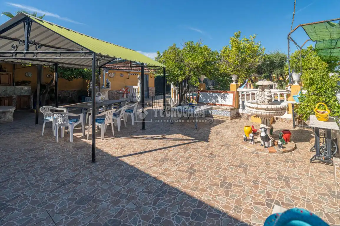 Terraza de Finca rústica en venta en Linares con Aire acondicionado, Jardín privado y Terraza
