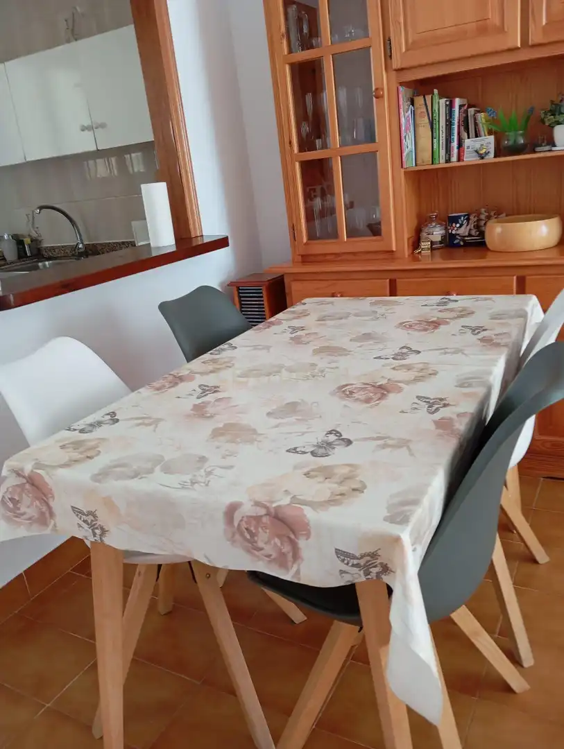 Menjador de Apartament de lloguer en Calpe / Calp amb Aire condicionat, Rentadora i Microones