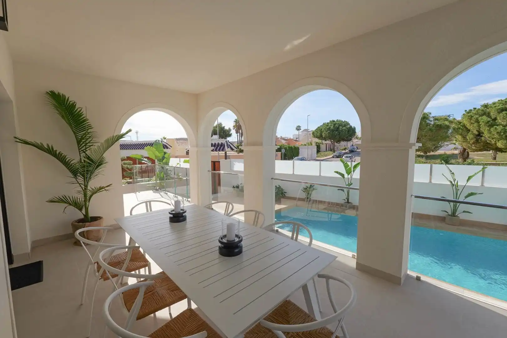 Terrassa de Casa o xalet en venda en Rojales amb Aire condicionat, Jardí privat i Terrassa