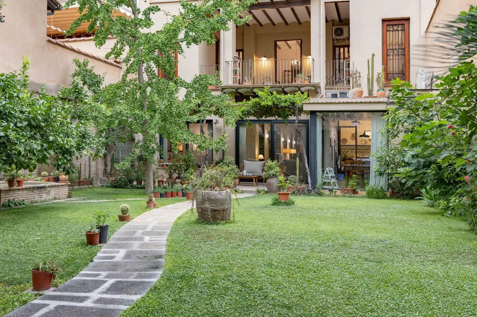 Garden of Houses for sale in Xàtiva  with Air Conditioner, Private garden and Terrace