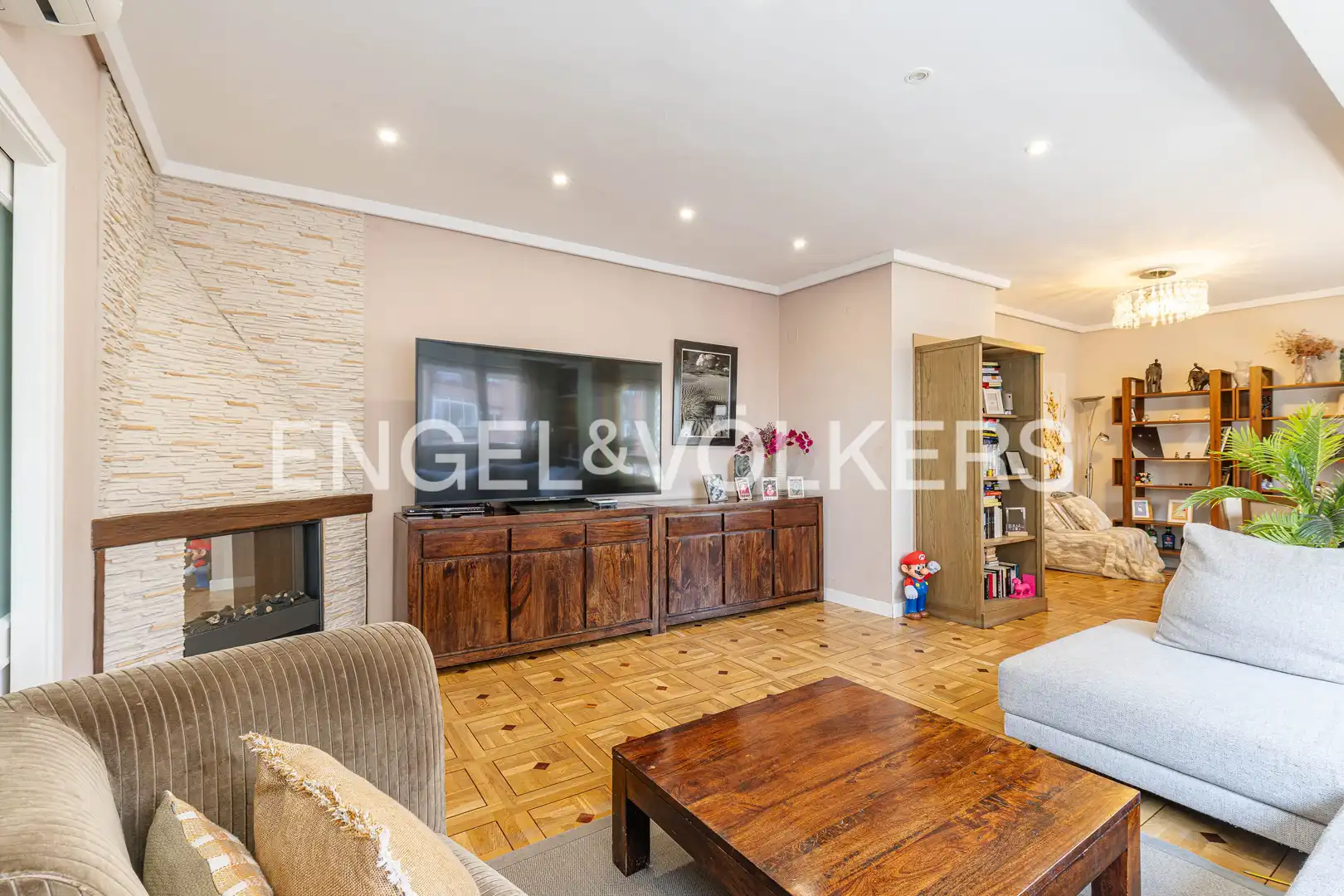Sala de estar de Piso en venta en Madrid con Aire acondicionado, Calefacción y Parquet