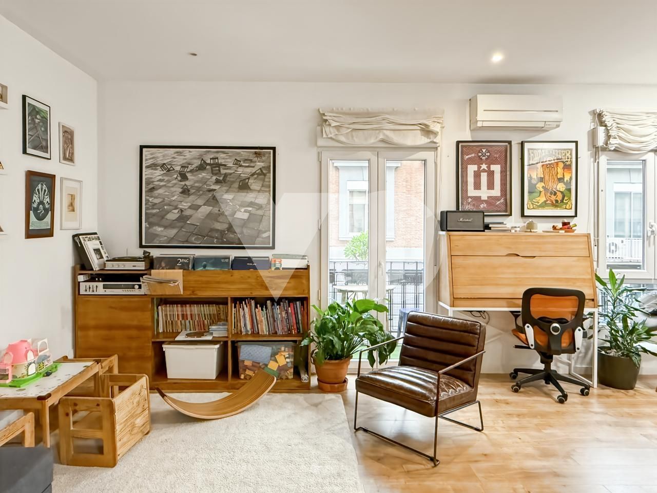 Sala de estar de Piso en venta en  Madrid Capital con Aire acondicionado, Calefacción y Balcón