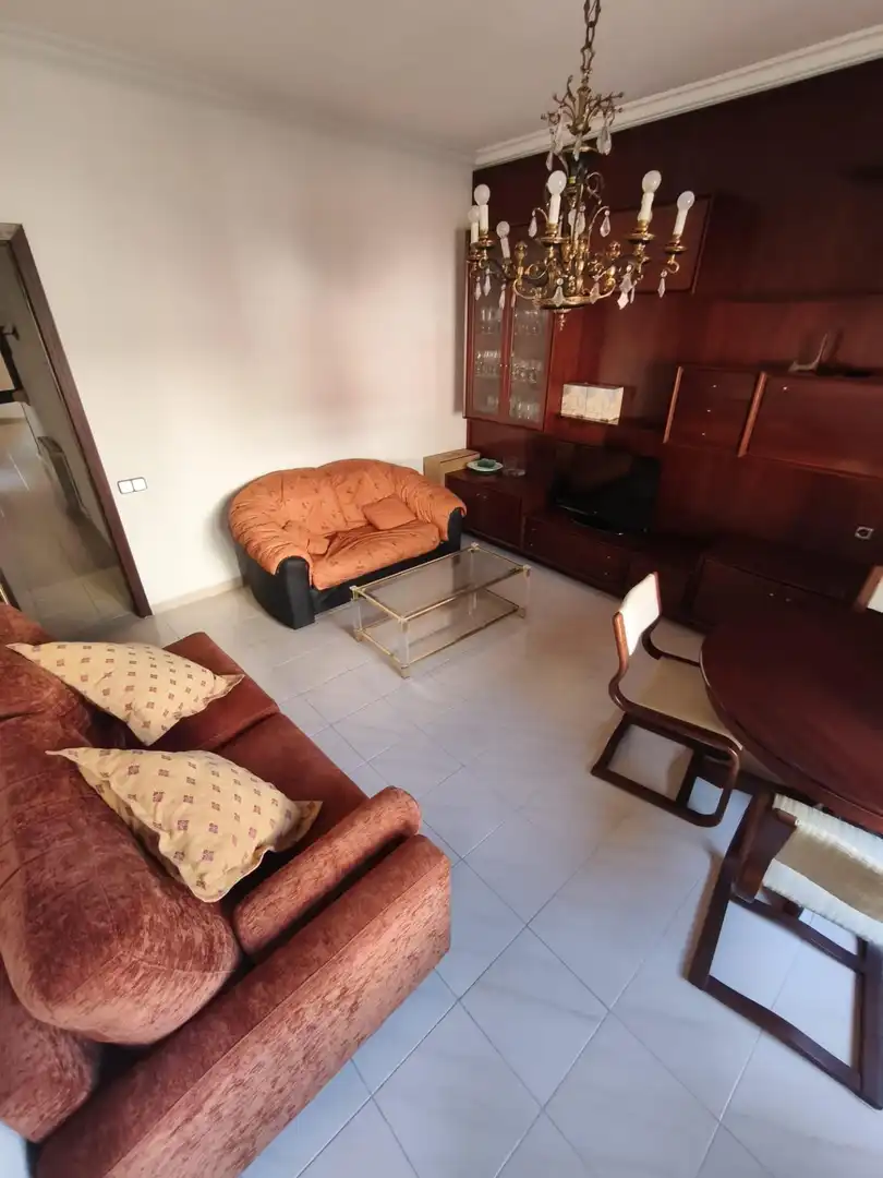 Wohnzimmer von Wohnung zur Miete in Lleida mit Heizung, Möbliert und Balkon