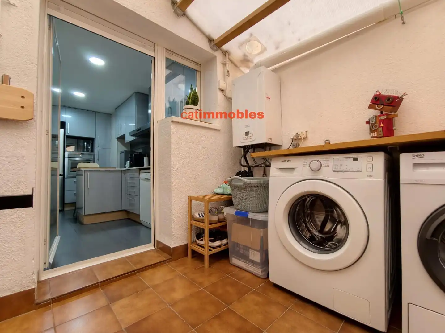 Kitchen of Duplexes for sale in Sant Cugat del Vallès  with Air Conditioner, Heating and Terrace